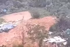 Escena del deslizamiento de tierra (Fuente: jakartaglobe.id)