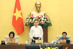 El presidente de la Asamblea Nacional de Vietnam, Tran Thanh Man, en el evento. (Fuente: VNA)