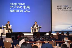El viceprimer ministro de Vietnam Le Minh Khai en el evento (Fuente:VNA)
