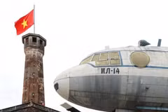 La torre de bandera de Hanói, se encuentra en el campus del Museo de Historia Militar de Vietnam, en la calle Dien Bien Phu (distrito de Ba Dinh). (Foto: VOV)