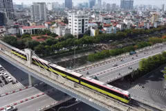 Hanoi se centra en construir dos líneas de metro. (Fuetne: VNA)