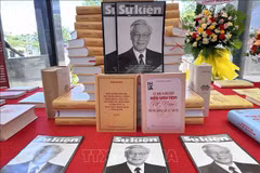 En el espacio cultural del secretario general Nguyen Phu Trong. (Fuente: VNA)