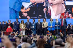 Representantes de Vietnam y otras delegaciones en el evento del G7. (Fuente: VietnamPlus)