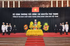 Vietnam despide al secretario general Nguyen Phu Trong con un funeral de Estado