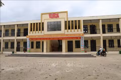 Escuela primaria de la comuna de Thanh Lam (distrito de Nhu Xuan, provincia de Thanh Hoa). (Fuente:VNA)