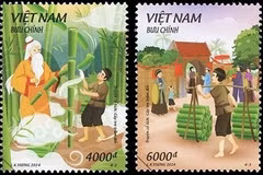 Promueven cuentos de hada vietnamitas en sellos postales. (Fuente:Internet)