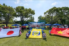 Celebran torneo de fútbol para comunidad vietnamita en región japonesa de Kyushu. (Fuente:VNA)