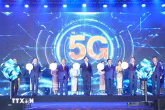 Los delegados en el acto por el aniversario 15 de la fundación de Unitel (Fuente: VNA)