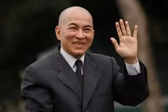 El rey de Camboya, Preah Bat Samdech Preah Boromneat Norodom Sihamoni (Fuente: VNA)