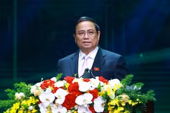 El primer ministro de Vietnam, Pham Minh Chinh, habló en la ceremonia