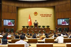 La cuarta semana de trabajo del octavo periodo de sesiones de la Asamblea Nacional (AN) de Vietnam de XV legislatura tendrá lugar del 11 al 13 de noviembre (Fuente:VNA) 