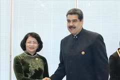 Vicepresidenta de Vietnam se reúne con dirigentes de Venezuela y Corea del Norte al margen de MNOAL