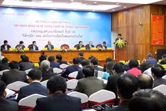 Inauguran VII seminario teórico entre partidos de Vietnam y Laos 