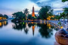 Pagoda Tran Quoc, milenario sitio sagrado en Hanoi 