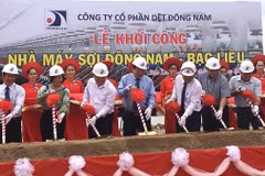 Inician construcción de primera fábrica de hilados en Sudoeste de Vietnam 