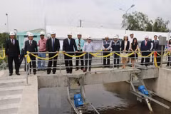 Inauguran planta de tratamiento de aguas residuales en ciudad vietnamita de Long Xuyen