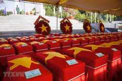 Rinden homenaje póstumo a 262 soldados vietnamitas caídos en Camboya