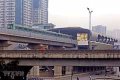 Línea ferroviaria elevada Cat Linh- Ha Dong en Hanoi apunta a completarse en 2020