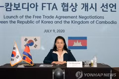 Corea del Sur y Camboya iniciarán segunda ronda de negociaciones del acuerdo de libre comercio