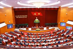 El Comité Central del Partido Comunista del XIII mandato se reúne en Hanoi el 25 de noviembre. (Foto: VNA)