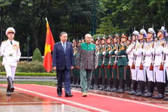Efectuán en Hanoi acto de recibimiento a presidente timorense
