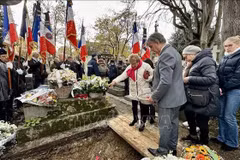 Familiares y amigos despiden a Madeleine Riffaud (Fuente: VNA)