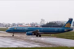 En el aeropuerto internacional de Da Nang (Fuente: VNA)