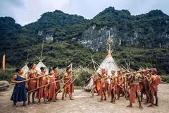 En el lugar de rodaje de "Kong: Skull Island" en la provincia de Ninh Binh. (Foto: hanoimoi.vn)