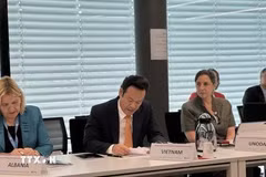 El embajador Mai Phan Dung habla en la cita (Fuente: VNA)