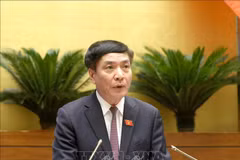 El secretario general de la Asamblea Nacional (AN) del Parlamento y jefe de la Oficina Parlamentaria, Bui Van Cuong (Fuente: VNA)
