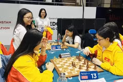 Los ajedrecistas jóvenes de Vietnam en el campeonato celebrado en Kazajistán (Fuente: sggp.org.vn)