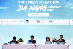En la conferencia de prensa del primer maratón VNExpress de medianoche de Da Nang (Fuente: VNA)