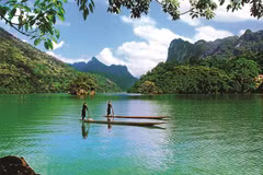 Lago Ba Be, jade de la región montañosa del noreste de Vietnam