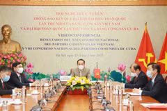 Informan resultados del congreso partidista de Vietnam a organizaciones políticas de Cuba y Rusia 