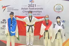 Vietnam gana medalla de oro en campeonato asiático de taekwondo