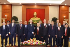 Máximo dirigente vietnamita pide fortalecer cooperación en defensa con Rusia 