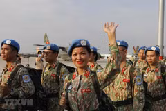 Personal del segundo hospital de campaña de Vietnam regresa desde Sudán del Sur