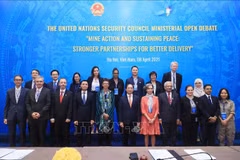 Vietnam preside reunión del Consejo de Seguridad de ONU sobre superación de secuelas de minas 