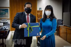Embajadora vietnamita presenta sus cartas credenciales a canciller de Surinam