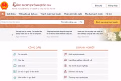 Amplían beneficios del Portal Nacional de Servicios Públicos de Vietnam