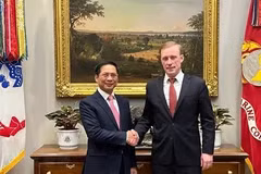 Canciller de Vietnam continúa amplia agenda en EE.UU.