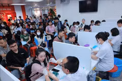 Emprenden mayor festival de donación de sangre en Vietnam después del Tet