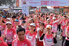 Nutrida participación en Dien Bien Phu Maratón 2024 en Vietnam