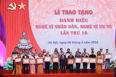 Artistas del Pueblo son activo precioso del país, resalta presidente de Vietnam