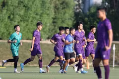  Selección sub-23 de Vietnam lista para enfrentarse a Malasia en Copa Asiática