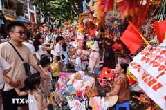En la foto: En la calle de Hang Ma. (Fuente: VNA)