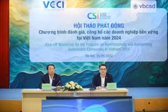 VCCI será la agencia principal para coordinar con el Comité Económico Central, el Ministerio de Trabajo, Inválidos de Guerra y Asuntos Sociales, el Ministerio de Recursos Naturales y Medio Ambiente y la Confederación General del Trabajo de Vietnam para organizar el Programa CSI 2024 (Foto: Vietnam+)