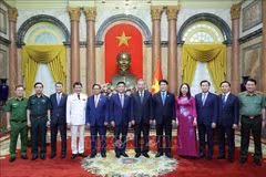 Delegados participantes en la cita. (Foto: VNA)