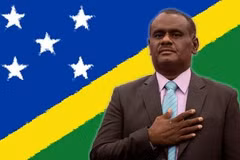 El primer ministro de las Islas Salomón, Jeremiah Manele. (Foto: RNZ/VOV)