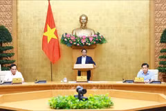 El primer ministro de Vietnam, Pham Minh Chinh, preside la cita. (Foto: VNA)